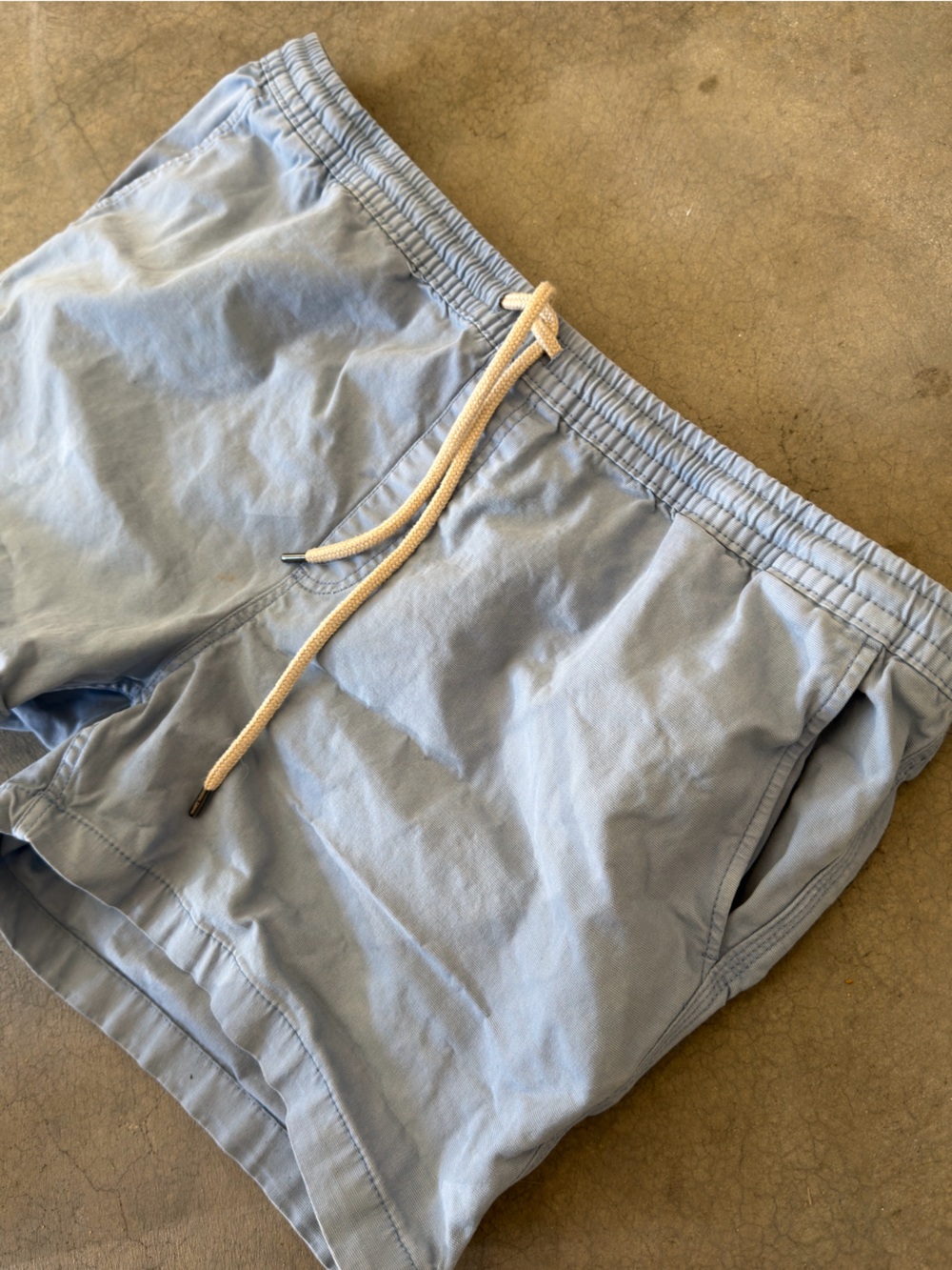 Goodthreads Light Blue Men’s Drawstring Shorts - Picture 5 of 6